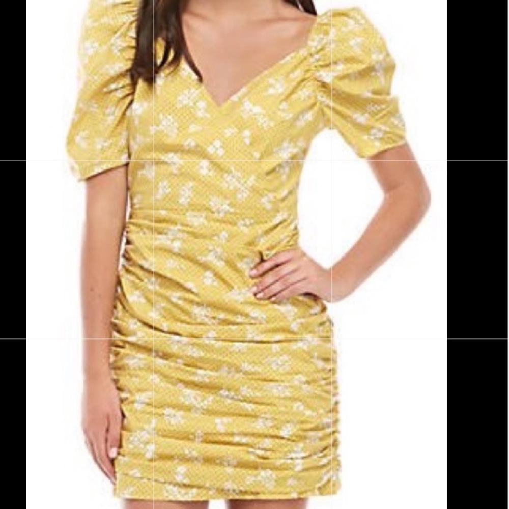 English Factory -puff sleeve mini dress